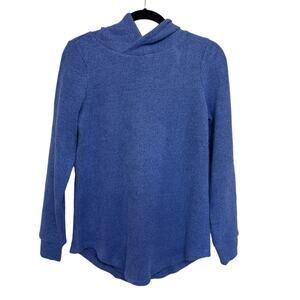 NEW LOFT Hoodie Sweater Top in Purple - Size XS
